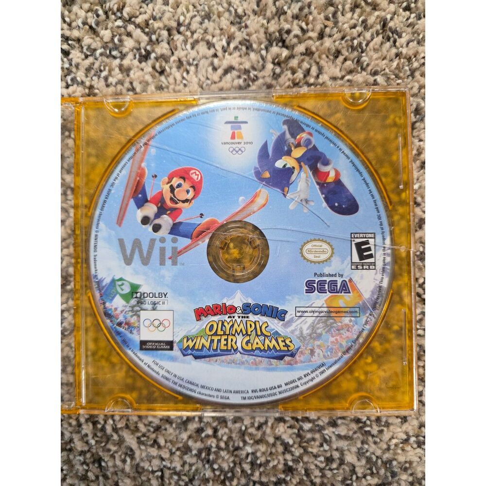 Mario and Sonic at the Olympic Winter Games for Nintendo Wii